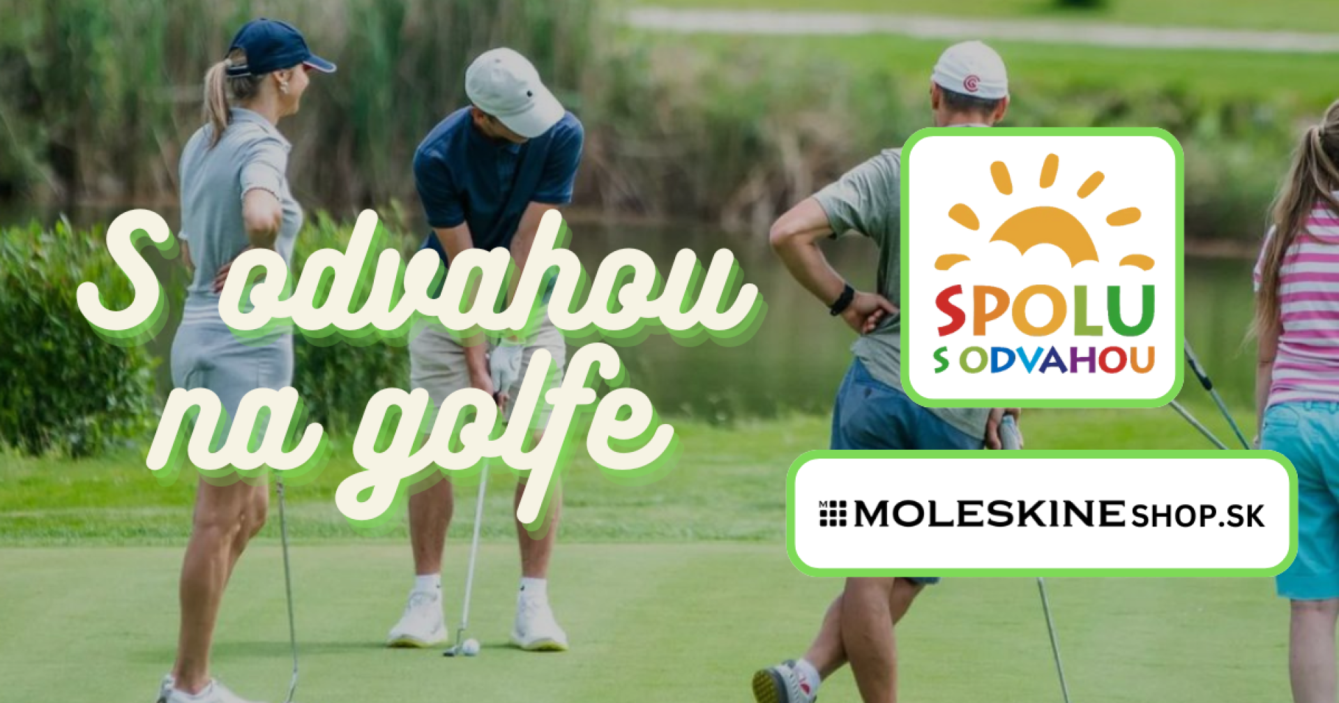 S odvahou na golfe: Moleskineshop.sk ako hrdý sponzor